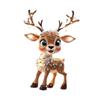 Deer Shape Xmas Tree Ornament Acrylic Reindeer Ornament Fashion Christmas Decoration  New Years