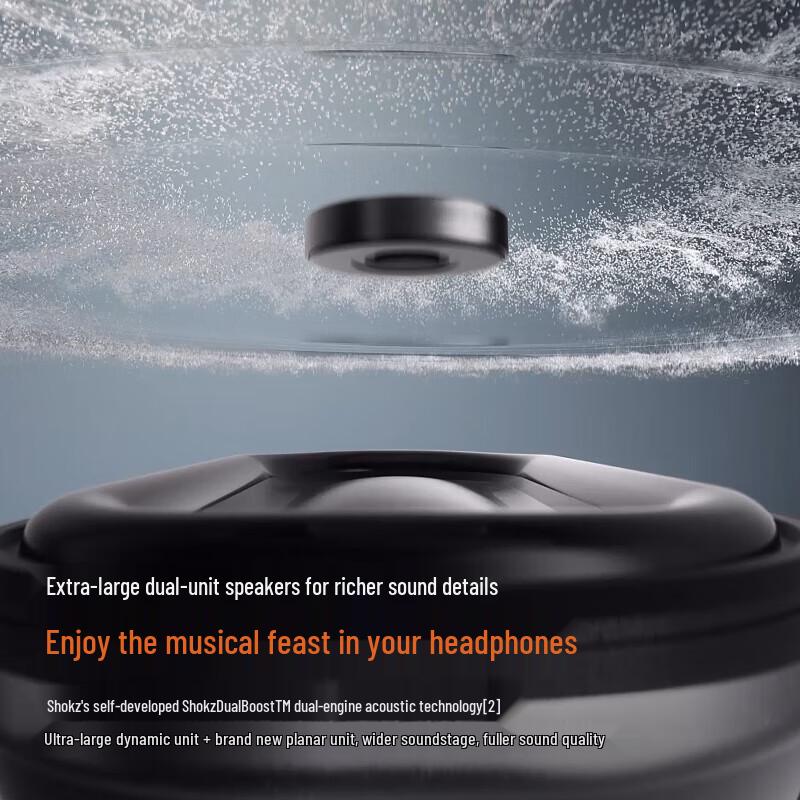 SHOKZ OpenFit 2+ T921 Open-Ear Sport Bluetooth Headphones