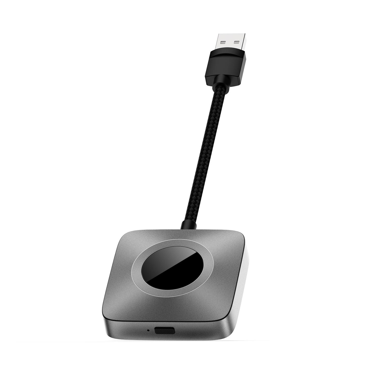 

Беспроводные адаптеры для автомобиля Convert 2In1 Car Screen Wireless Converter Проводной CarPlay в беспроводной темно-серого