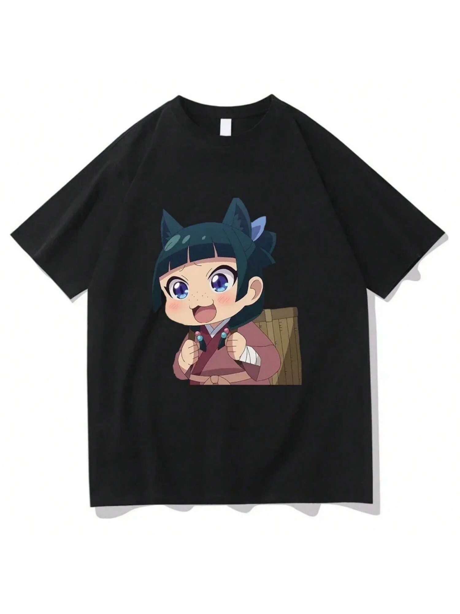 Anime The Apothecary Diaries Maomao Cute Graphic Print T Shirt Wounisex High Quality Tshirts Harajuku Plus Size T-Shirt S разноцветный