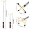 1 Set Retractable Billiard Bridge Stick Telescopic Billiards Pool Cue Bridge Stick with Replaceable Bridge Head Expandable Pool