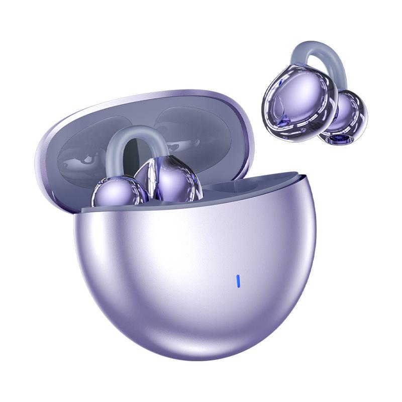 M91 Bone Conduction Open-Ear Bluetooth Headphones, Clip-On, Digital Display, Long Battery Life, Compatible with Huawei, 2025 Model.