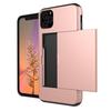 For iPhone 11 Pro Max Shockproof Rugged Armor Protective Case with Card Slot