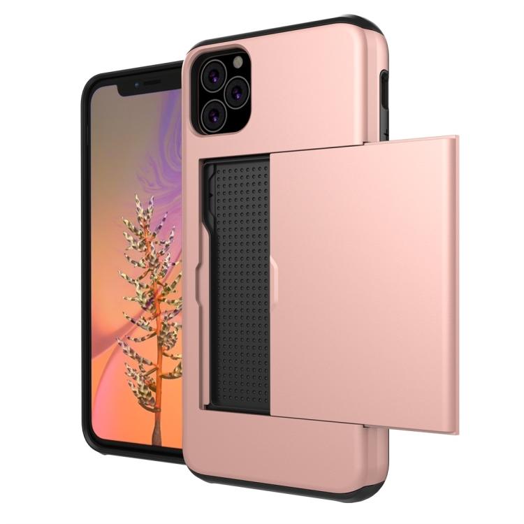 For iPhone 11 Pro Max Shockproof Rugged Armor Protective Case with Card Slot