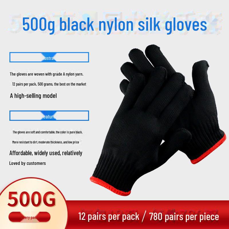 Cotton Yarn Work Gloves for Construction and Labor Protection