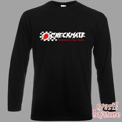 Checkmate Boats Speed Racing Men#039;s Black Size S To 2XL Unisex T-Shirt