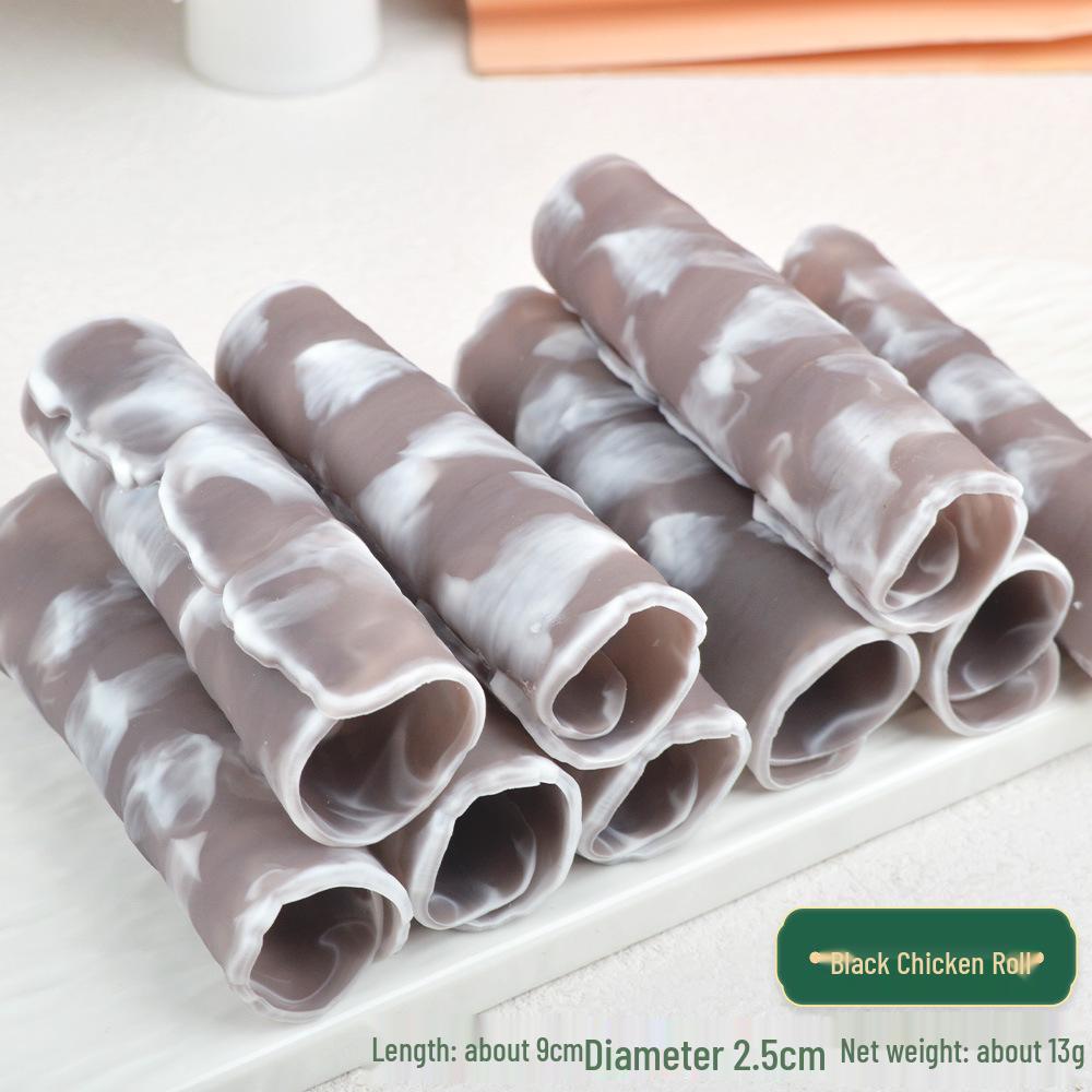 

Реалистичная модель рулета из баранины и говядины: Реквизит для демонстрации ингредиентов хот-пота с рулетом из черной курицы