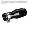Stainless Steel Muffler Tips with Clamp for Exhaust Pipes 54-76-200mm