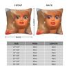 Disgusted Face Meme Doll Babe Pillowcase Merchandise Soft Cushion Cover Decoration  Pillow Case Cover Home Multiple Sizes