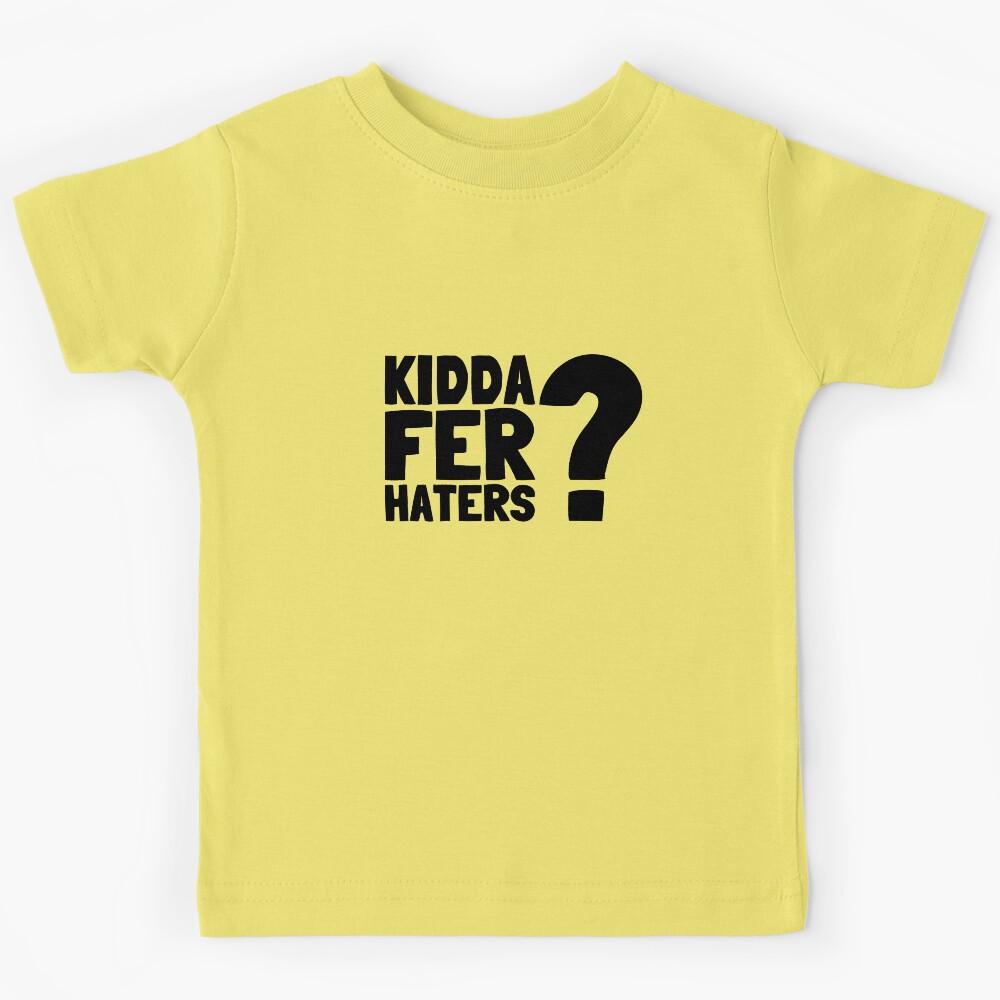 Kidda Fer Haters black - Punjabi Fearless Attitude Kids T-Shirt 100