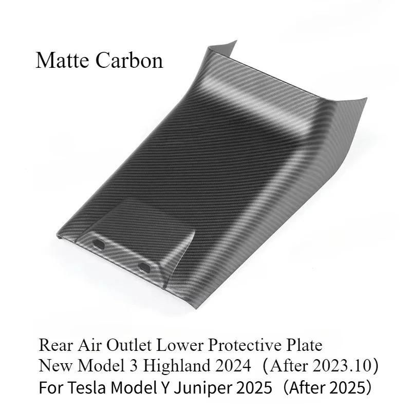For Tesla Model 3+ Model Y Juniper 2025 Accessories Center Console Armrest Box Back Conditioner Outlet Filter Grille Protector