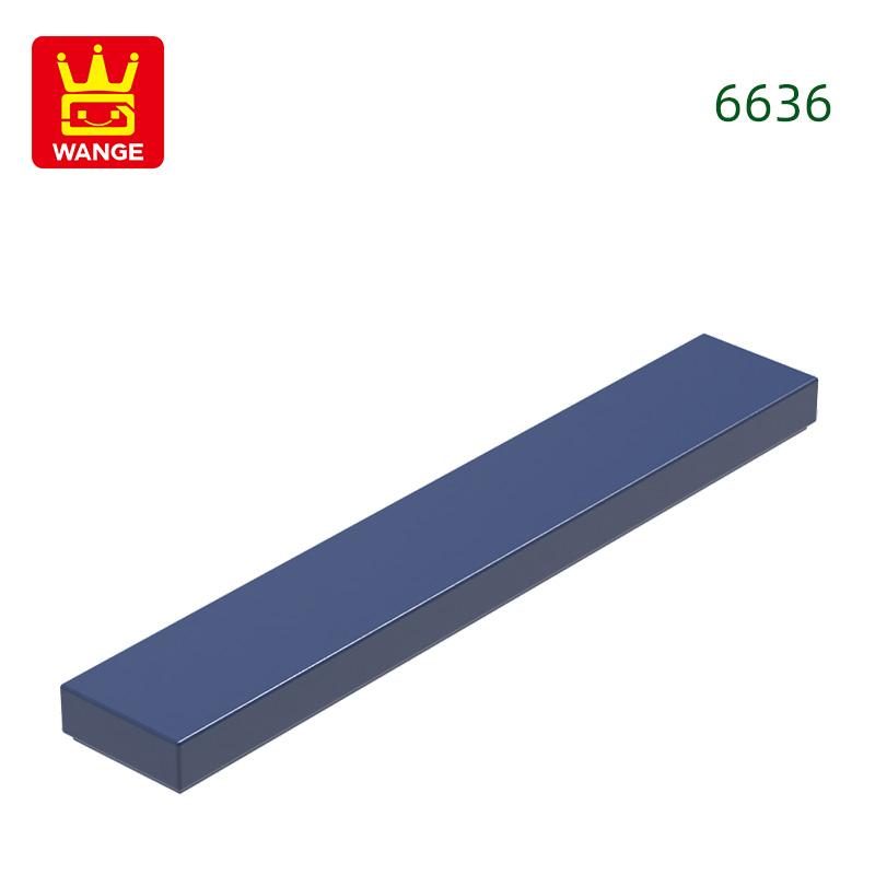 121Pcs/lot 6636 1x6 Tile Building Block Moc Classic Accessories Compatible with Brick Children Toys Gift Box