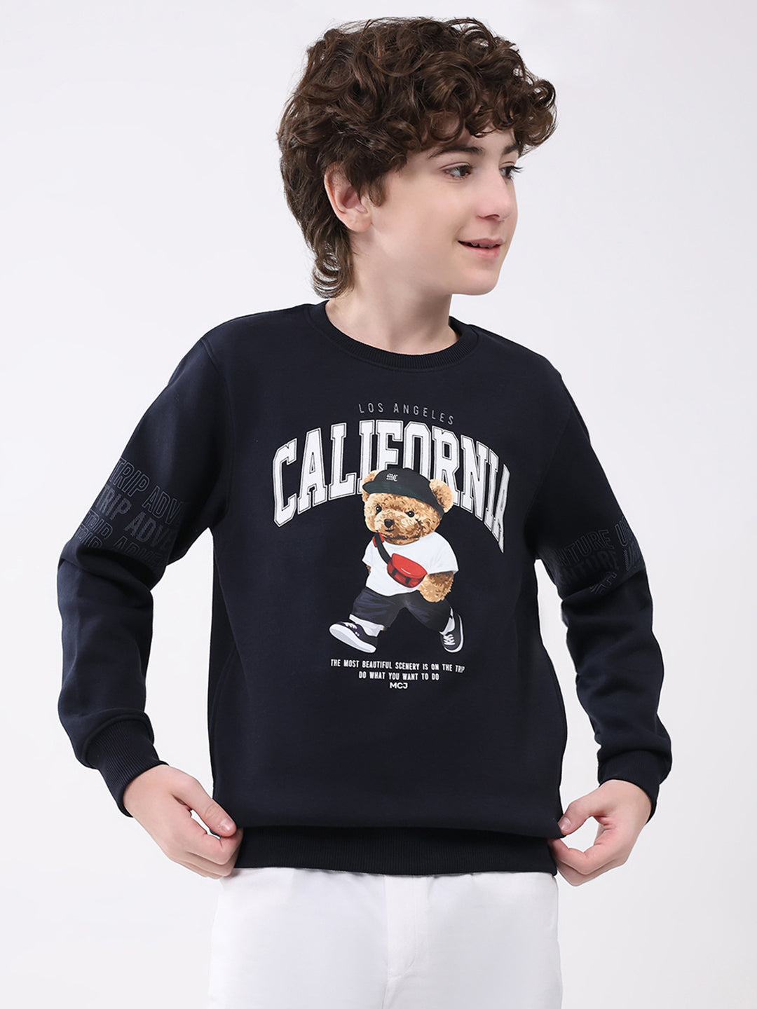 Monte Carlo Boy Regular Fit Navy Blue Sweatshirt 5-6 Years