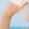Bracciale da donna in vera perla di pietra naturale dell'Amazzonite