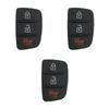 For HYUNDAI i30 i35 iX20 Solaris Verna for Kia RIO K2 K5 3 Button Flip Folding Remote Car Key Case Silicone Pad Replacement Kit