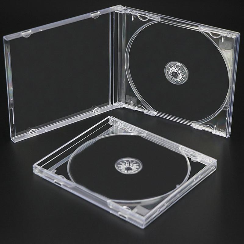 Пластиковый кейс для DVD Портативный бокс для хранения CD Упаковка для CD-дисков Прочный кейс для DVD Утолщенный бокс для CD/DVD дисков