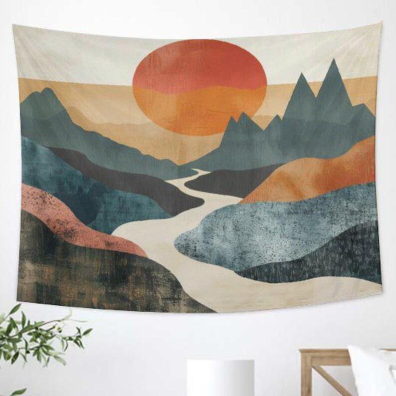 Sunset tapestry 75x100