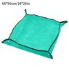 Estera de jardinería de 50/66/75/100 cm, estera de PE para trasplantar plantas, impermeable, cuadrada, para macetas, gruesa, plegable, accesorios de jardín