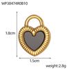 CARLIDANA Trendy 3D Spaceman Astronaut Pendant Space Themed Gold Plated DIY Accessories Stainless Steel Moon Heart Jewelry Charm