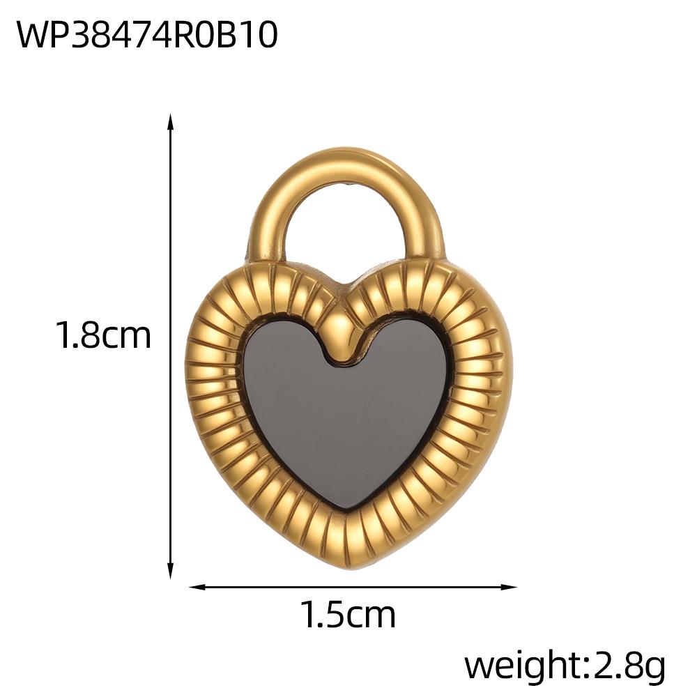 CARLIDANA Trendy 3D Spaceman Astronaut Pendant Space Themed Gold Plated DIY Accessories Stainless Steel Moon Heart Jewelry Charm