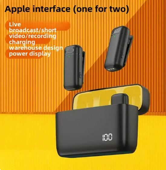 Microfon lavalieră wireless K1/K9/K6 cu Plug-and-Play și reducere a zgomotului pentru streaming live