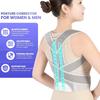 1Pcs Posture Corrector For Women And Men, Adjustable Back Brace, Breathable Shoulder Support Straightener, Providing Pain Relief
