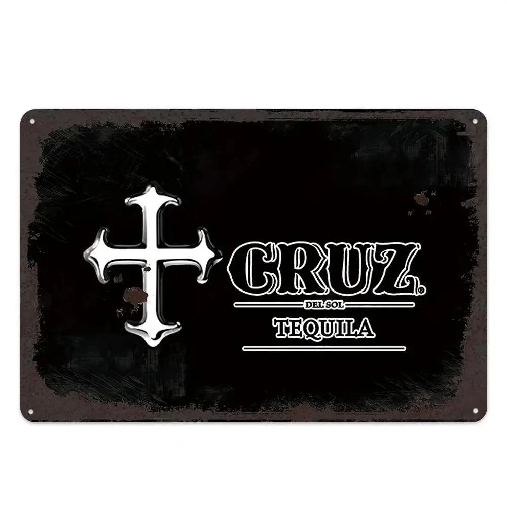 Vintage Tequila Bar Metal Tin Logo Plaque Tin Painting Bar Club Modern Wall Art Home Decoration Board Wall Painting Gift