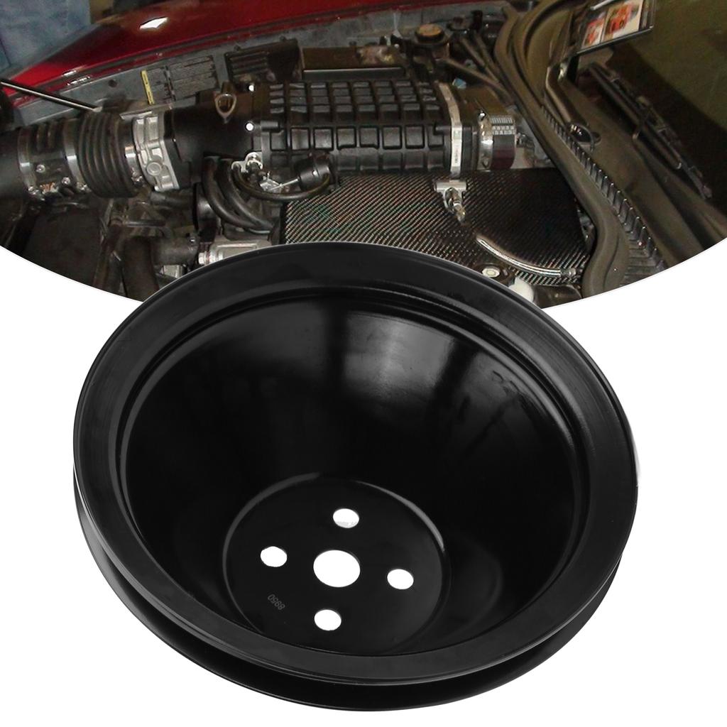 SWP Short Water Pump Pulley Single Groove Replacement for Chevy Small Block Engine SBC 267 305 400