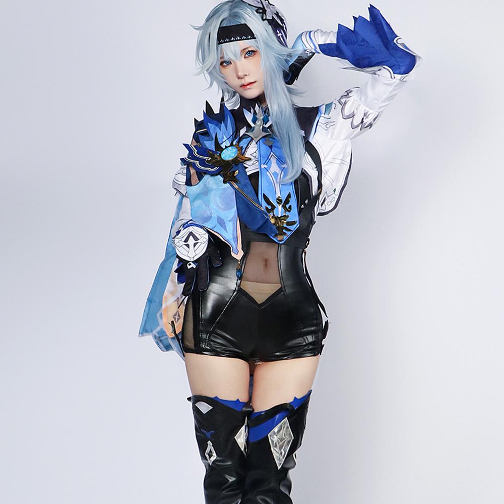 Fog City Genshin Eula Lawrence Anime Cosplay Costume for Women