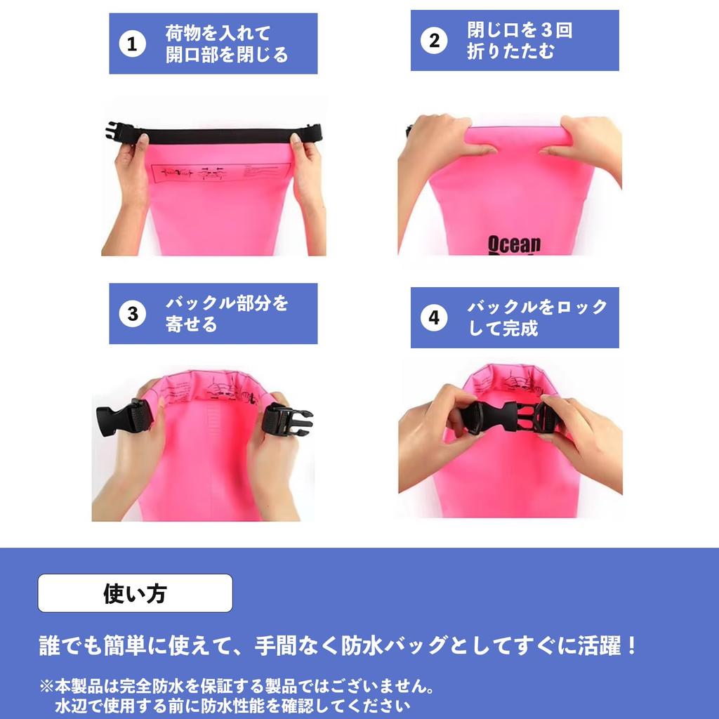 AWE THE OCEAN PACK Oficial AWE Seco impermeable y a prueba de polvo con nuevo IPX6 para el hombro y plegable Ideal para natación desastre y otros Ideal para exteriores