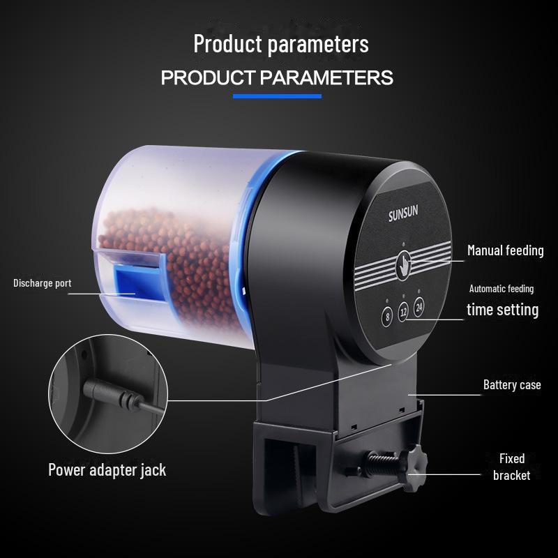 "Smart Aquarium Fish Feeder: Automatic Timer for Koi and Goldfish"