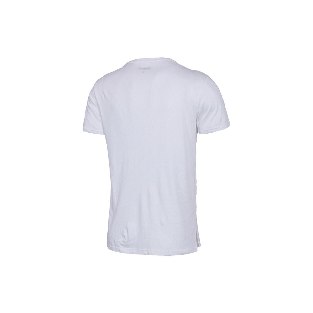 Adidas Neo Round Neck Running Training Breathable Straight T-Shirt Men Tops White CV6943