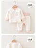 Jingqi Baby Autumn High-Waist Warm Cotton Clothes Set for Boys and Girls