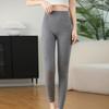 Women's Cashmere High-Waisted Slim-Fit Knit Leggings - Thick, Warm, Chic Autumn/Winter Pants for Outside Wear