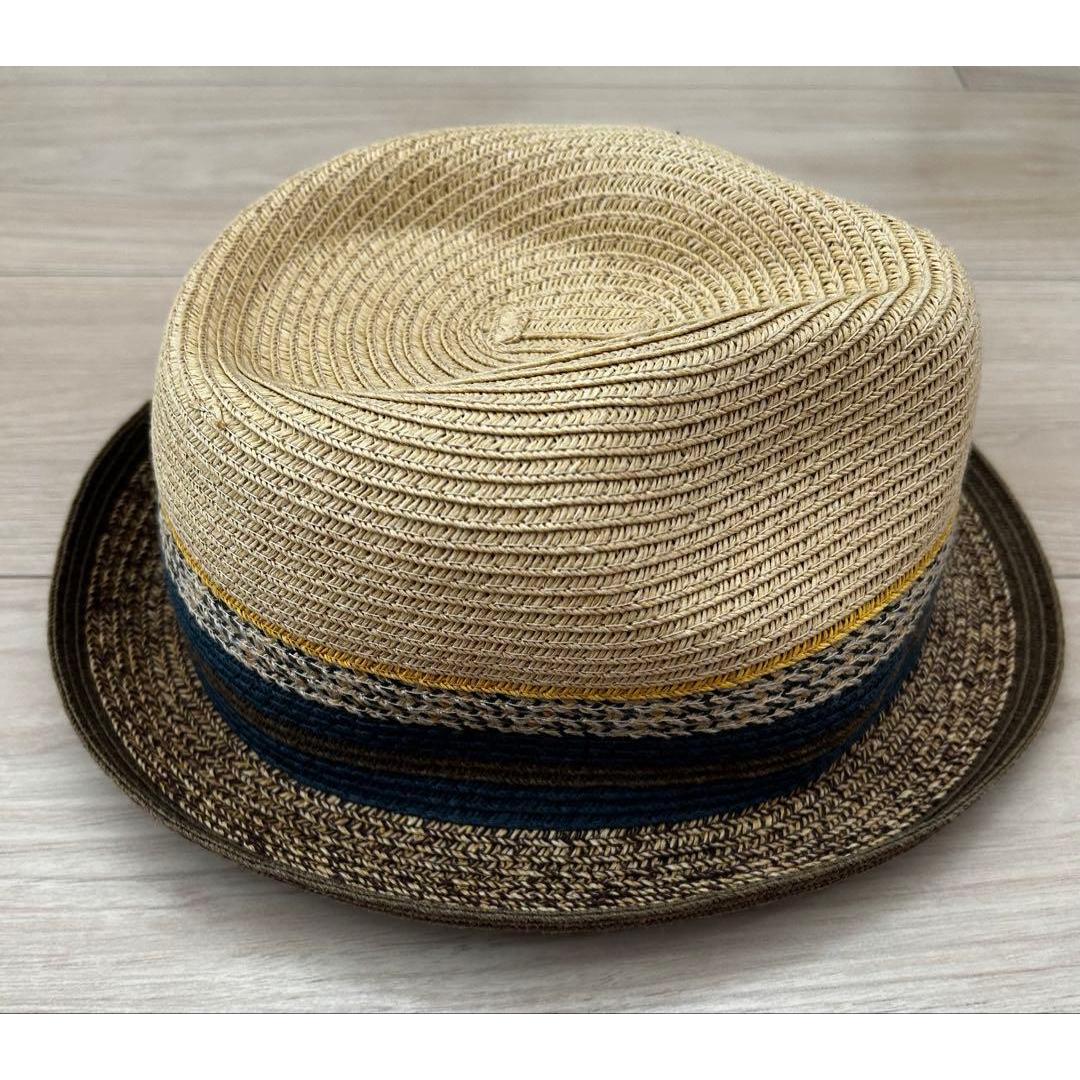 Used BEAMS straw hat folded hat
