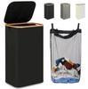 Foldable Laundry Basket with Inner Bag - Bathroom & Bedroom Storage, Oxford Cloth Hamper