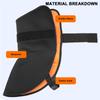 1 Pair Outdoor Skiing Warm Leg Covers for Motorcycle Riding Winter Sports Velvet Foot Covers for Men Women