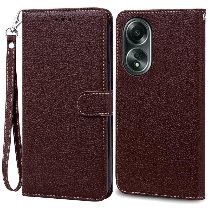 A58 A 58 Case For OPPO A58 Case Silicone Wallet Flip Leather Case For OPPO A58 4G Case Book Cover For OPPO A58 5G Phone Fundas