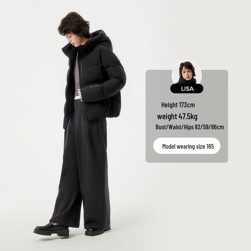 Tanboer Women's TBF330332D Short Hooded Down Jacket