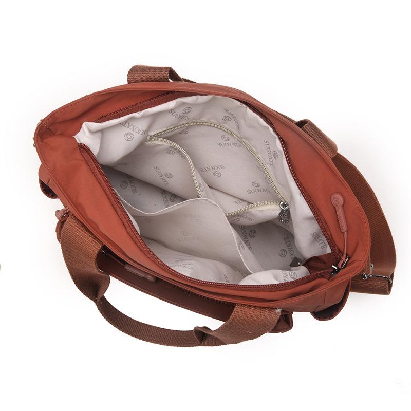 New Fashionable Multi-layer Handbag Women's Large-capacity Lightweight Women's Nylon Shoulder Bag Casual Tote Bag