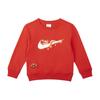 Nike Dragon Dance New Year Collection FW23 Sportswear Club Fleece Logo Round Neck Casual Baby Tops Red HF7125-657