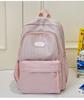 Schoolbag Sweet Japanese Literary Plaid Backpack Korean Version Middle and High School Student Computer School Bag Casual Lightweight Versatile 