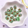 50pcs Resin Mini Glitter Colorful Kawaii Green Love Frog  Art Nail Flatback Rhinestone Applique DIY Charm Scrapbook Accessories Crafts