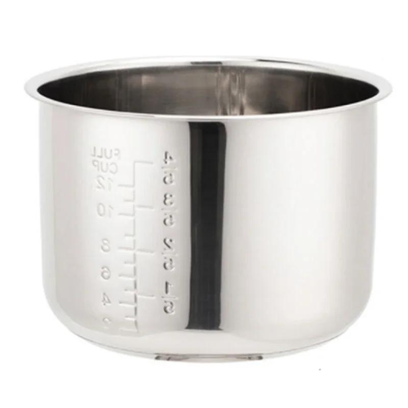 

6L Pressure Cooker Inner Pot Rice Pressure Cooker Liner Stainless Steel Inner Pot Minute Pressure Cooker Liner армия зеленый