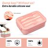 Tragbare Kunststoff Bento Lunchbox Auslaufsicher Mikrowellengeeignet Mit Gabel Löffel und Löffelbox Lebensmittelbehälter Schule Reise Büro Picknick
