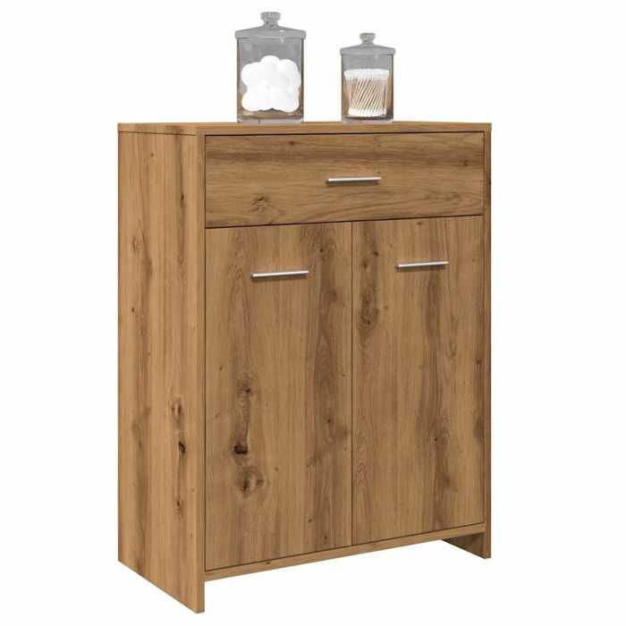 VidaXL Bathroom Cabinet Artisan Oak 60x33x80 Cm, Bathroom Furniture, Vanity Unit, Bathroom Unit, 856288