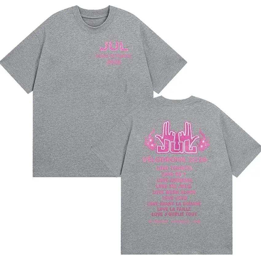 Rapper Luglio 2026 Stade De France Album Maglietta Fan Unisex Estetica Vintage Moda Cotone Manica Corta Streetwear Maglietta