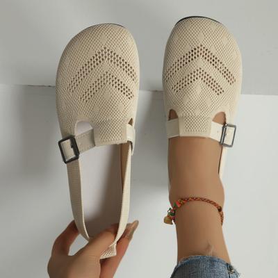 Fashion Women Flats 2024 New Mesh Breathable Loafers Shoes for Women Hollow Out Fashion Casual Mom Shoes for Women Zapatos De Mujer