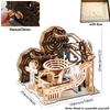 3D Wooden Puzzle Building Model Kit Electric Motorized Marble Run Stem Educational Construction Toys For Kids Adults Gifts