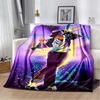 Custom Pop Music Michael J-Jackson Printed Flannel Blanket , Warm Soft Cozy Blanket Flannel Livingroom Home Decor Birthday Gi